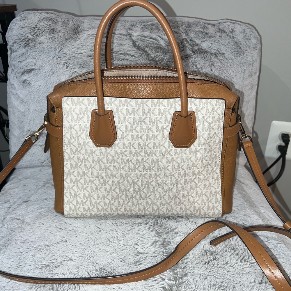 Mercer Medium Logo Belted Satchel